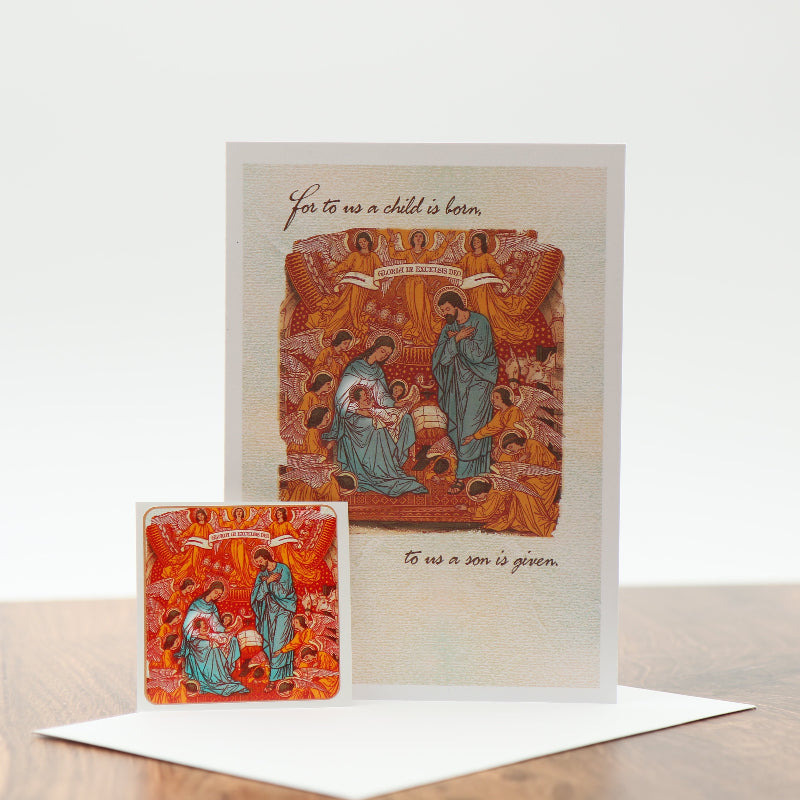 Ad Crucem Christmas Card A Child Is Born to us!