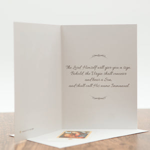 Ad Crucem Christmas Card Madonna and Child