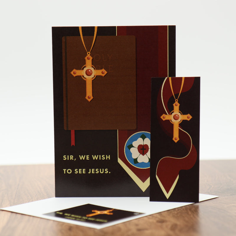 Ad Crucem Pastor Card - Sir, we wish to see Jesus