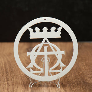 #1 Ad Crucem Christmon - Crown, Alpha Omega and Cross