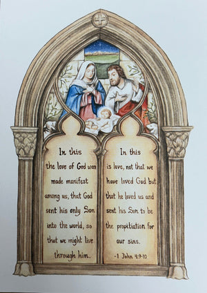 Ad Crucem Christmas Card The Love of God