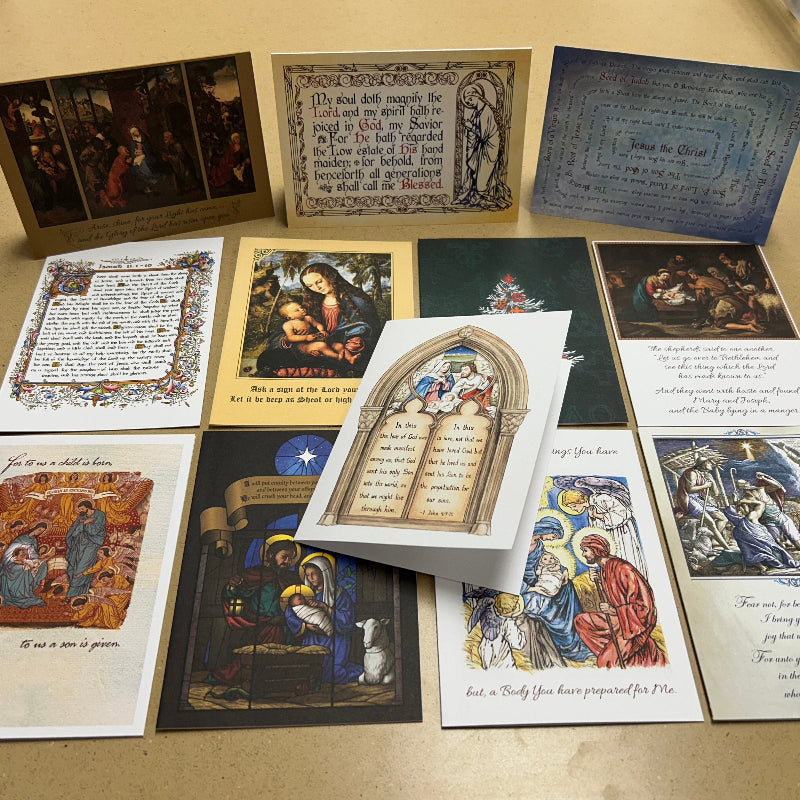 Ad Crucem Christmas Small Sampler (24 Greeting Cards)