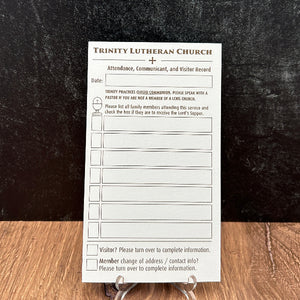 Ad Crucem Custom Pew Cards