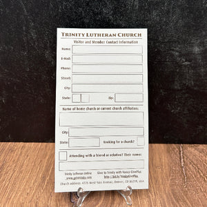 Ad Crucem Custom Pew Cards