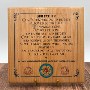 Ad Crucem Lord's Prayer Plaque
