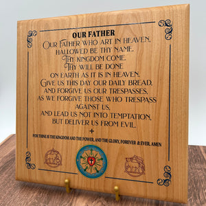 Ad Crucem Lord's Prayer Plaque