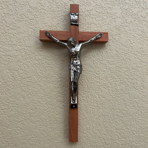 Ad Crucem Crucifix - Wall - Gunmetal Corpus