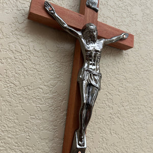 Ad Crucem Crucifix - Wall - Gunmetal Corpus
