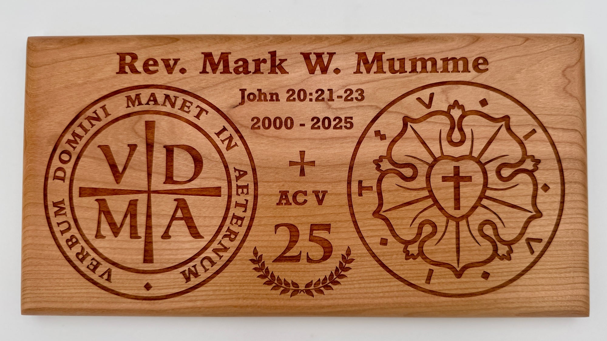 Ad Crucem Pastor Appreciation Plaque - Customized