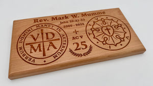 Ad Crucem Pastor Appreciation Plaque - Customized