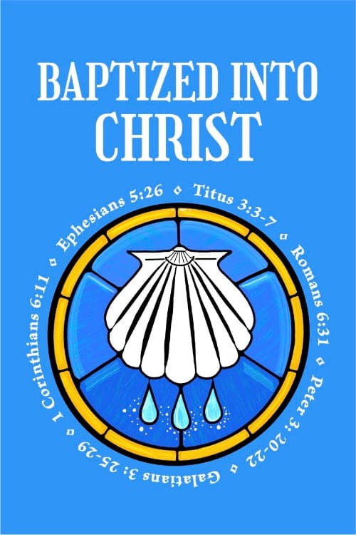 Ad Crucem Garden Flag - Baptized into Christ