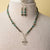 Jennifer’s African Turquoise and Czech glass cross necklace and earring set