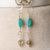 Jennifer’s Magnesite and Czech glass cross necklace and earring set