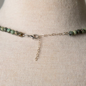 Jennifer's African Turquoise Nativity Necklace