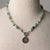 Jennifer's Aquamarine and Agate Alleluia Lily Necklace