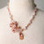 Jennifer's Asymmetrical Quartz and Copper Luther's Rose Necklace