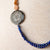 Jennifer's Asymmetrical Lapis and Sunstone Luther's Rose Necklace and Earring Set