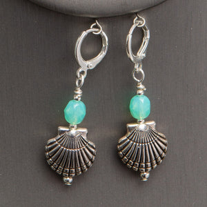 Jennifer’s Baptism Shell Necklace and Earring Set