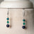 Jennifer's Chrysocolla Baptism Necklace and Earring Set