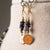 Jennifer's Czech Glass and Brass Luther's Rose Necklace and Earring Set