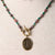 Jennifer's Garnet Cross Necklace and Earring Set
