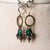 Jennifer's Garnet Cross Necklace and Earring Set