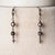 Jennifer's Gray Pearl Necklace and Cross Earrings Set