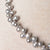 Jennifer's Gray Pearl Necklace and Cross Earrings Set