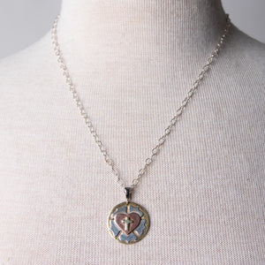 Jennifer's Handmade Luther's Rose Silver Necklace 1