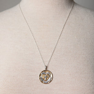 Jennifer's Handmade Luther's Rose Silver Necklace 1