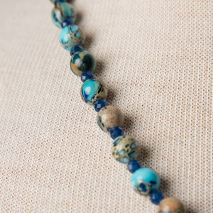 Jennifer's Impressision Jasper Baptism Shell Necklace