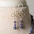 Jennifer's Iolite Alleluia Lily Necklace and Earring Set