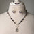 Jennifer's Iolite Cross Necklace, Earring, and Bracelet Set