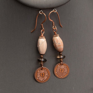 Jennifer’s Jasper Luther’s Rose Earring and Necklace Set