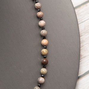 Jennifer’s Jasper Luther’s Rose Necklace
