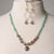 Jennifer's Labradorite and Apatite Shell Necklace and Earring Set