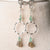 Jennifer's Labradorite and Apatite Shell Necklace and Earring Set