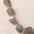 Jennifer's Labradorite and Apatite Shell Necklace and Earring Set