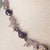 Jennifer's Lavender and Purple Cross Necklace