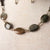 Jennifer's Leather Eagle Eye Choker and Earring Set