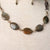 Jennifer's Leather Eagle Eye Choker and Earring Set
