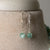 Jennifer's Pectolite and Zircon Easter Lily Alleluia Necklace and Earring Set
