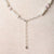 Jennifer's Rose Quartz and Moonstone Baptism Necklace and Earring Set