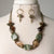 Jennifer's Smokey Quartz and Jasper Cross Earring and Necklace Set