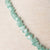 Jennifer's Soft Green Moonstone Trinity Knot Necklace