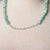 Jennifer's Soft Green Moonstone Trinity Knot Necklace
