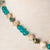 Jennifer's Teal Baptism Shell Necklace