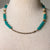 Jennifer's Teal Baptism Shell Necklace