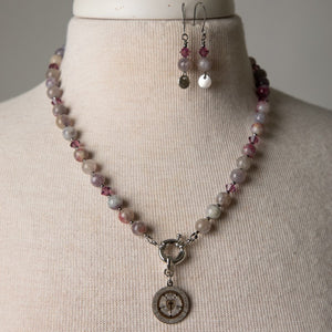 Jennifer's Tourmaline Sola Seal Necklace