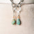 Jennifer's Turquoise and Crystal Luther's Rose Necklace and Earring Set